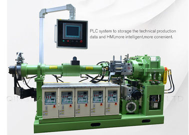 Máquina fría accionada hidráulicamente del extrusor de la alimentación, equipo de la protuberancia del silicón
