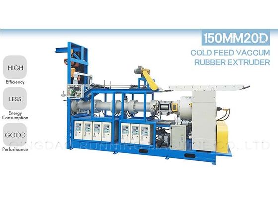 calidad  90 mm Cold Feeding Rubber Hose Extruder Extrusion Machine with Temperature Control System fábrica